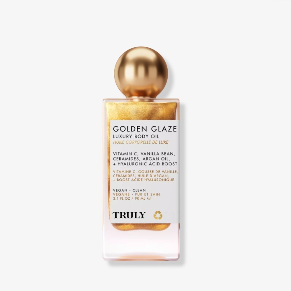 Truly Golden Glaze Luxury Body Oil vitamin c vanilla skin 3.1 fl oz - Picture 2 of 2